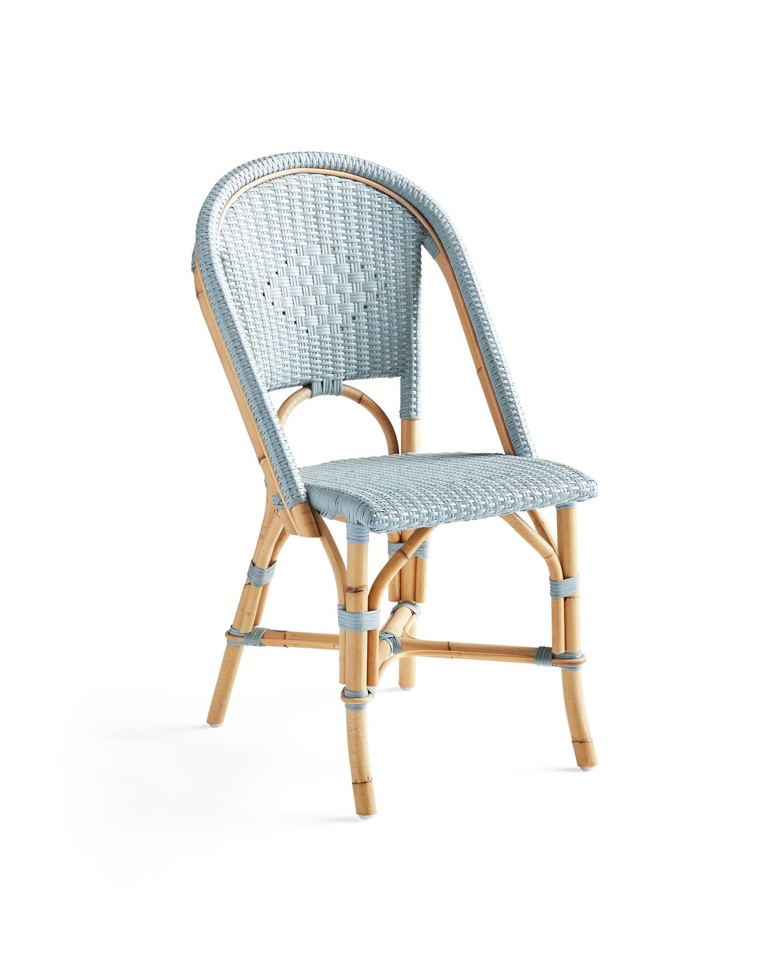 Sunwashed Riviera Rattan Dining Chair | Serena and Lily