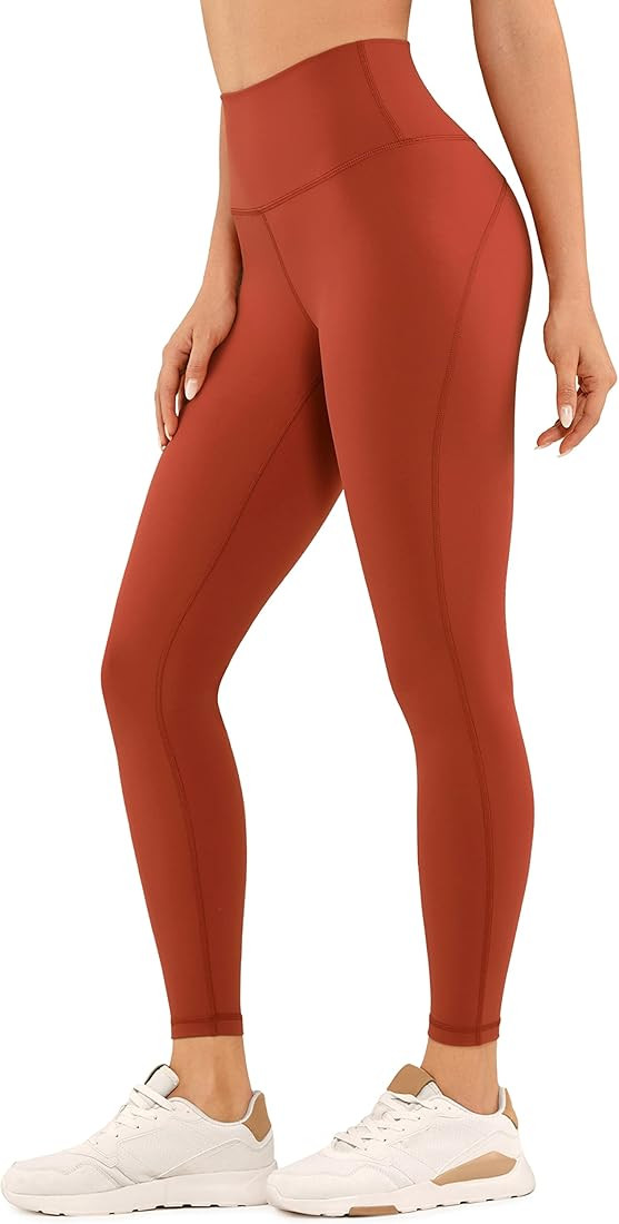 CRZ YOGA Ulti-Dry Workout Leggings for Women 25'' - High Waisted Yoga Pants 7/8 Athletic Running ... | Amazon (US)