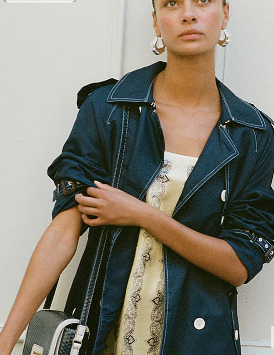 Relaxed trench coat in lightweight shiny nylon

Meet the easiest-ever trench coat, with a little bit of attitude.
-
This style has everything you love about a classic trench silhouette, with fun features like contrast stitching and unexpected colors. Plus, the shiny nylon fabric is sleek, polished and perfect for transitioning from summer into fall.

#LTKStyleTip #LTKWorkwear #LTKSeasonal