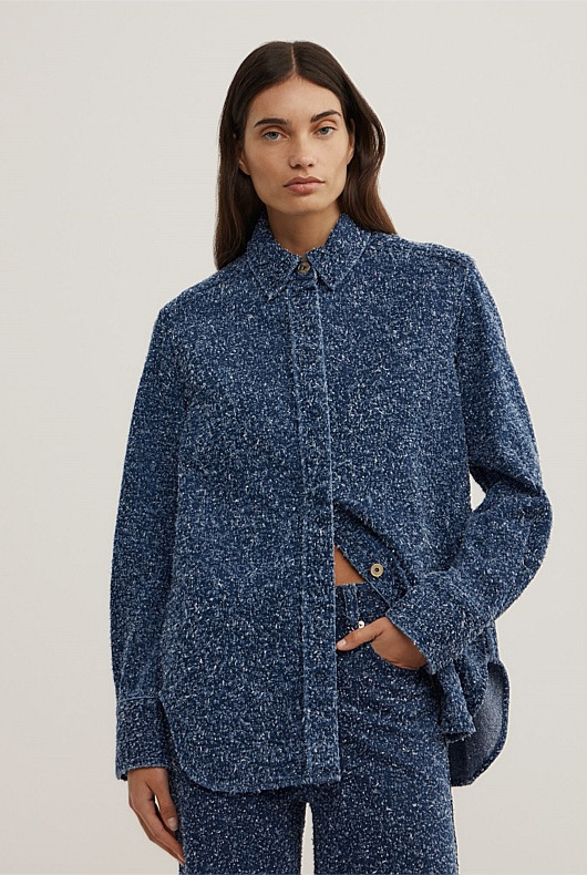 Boucle Denim Shirt | Witchery (AU)