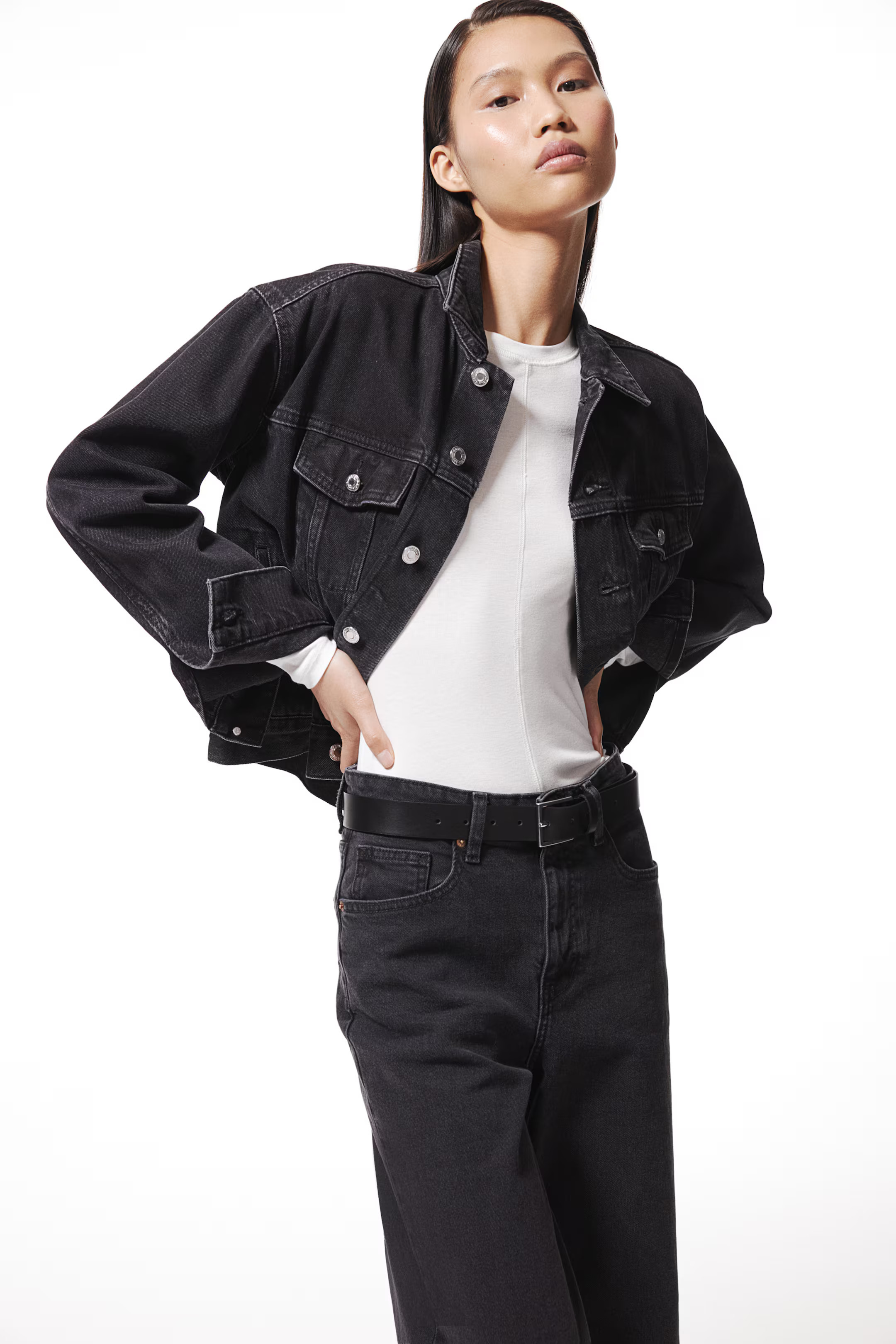 High Rise Wide-cut Jeans - Denim blue - Ladies | H&M US | H&M (US + CA)