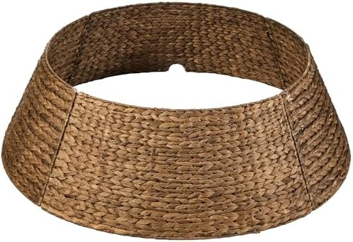 Best Choice Products 36in Christmas Tree Collar, Woven Hyacinth 3-Piece Holiday Rattan Tree Skirt... | Amazon (US)