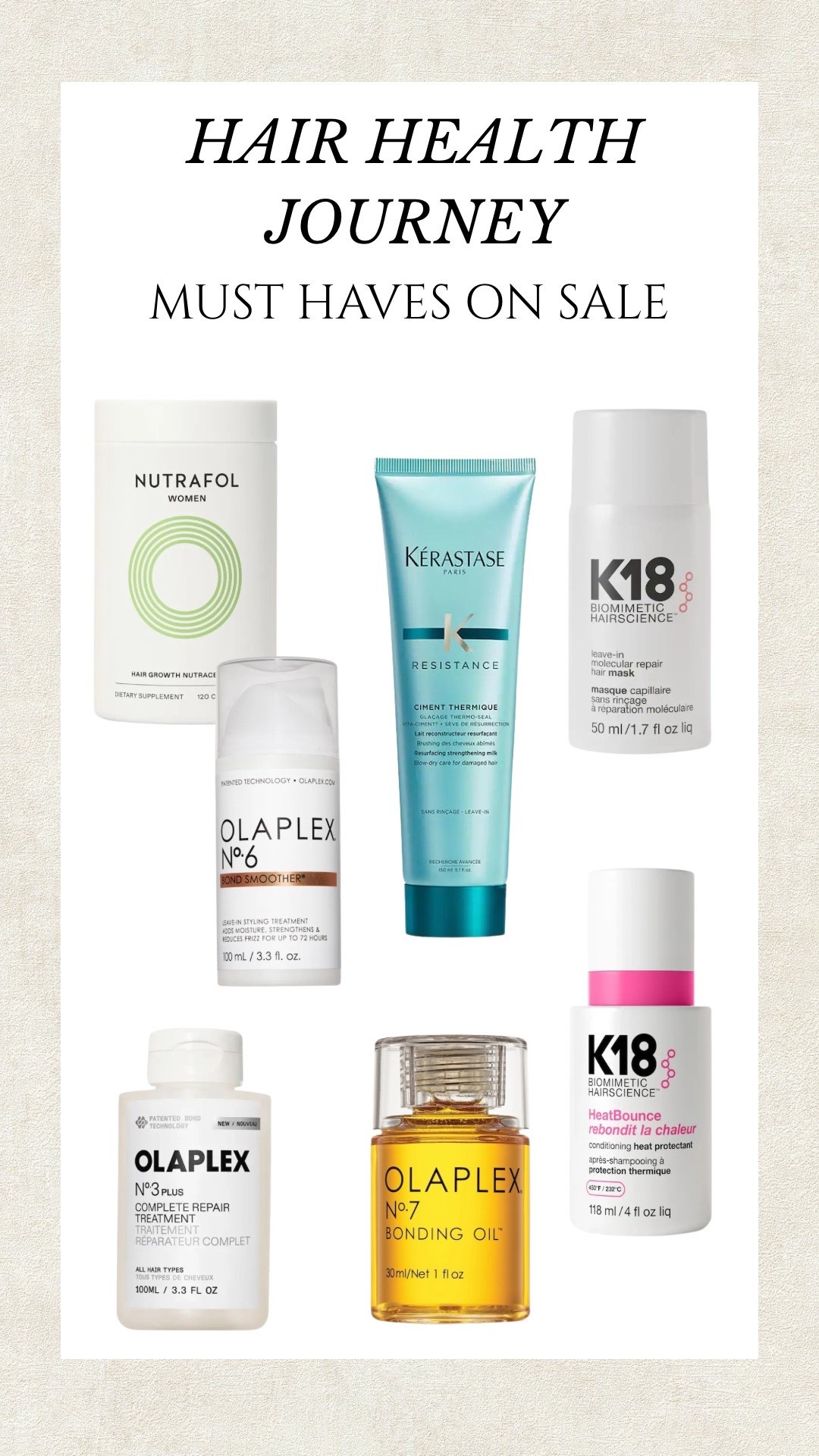 Hair health journey must haves on sale!! 

#LTKSaleAlert #LTKBeauty