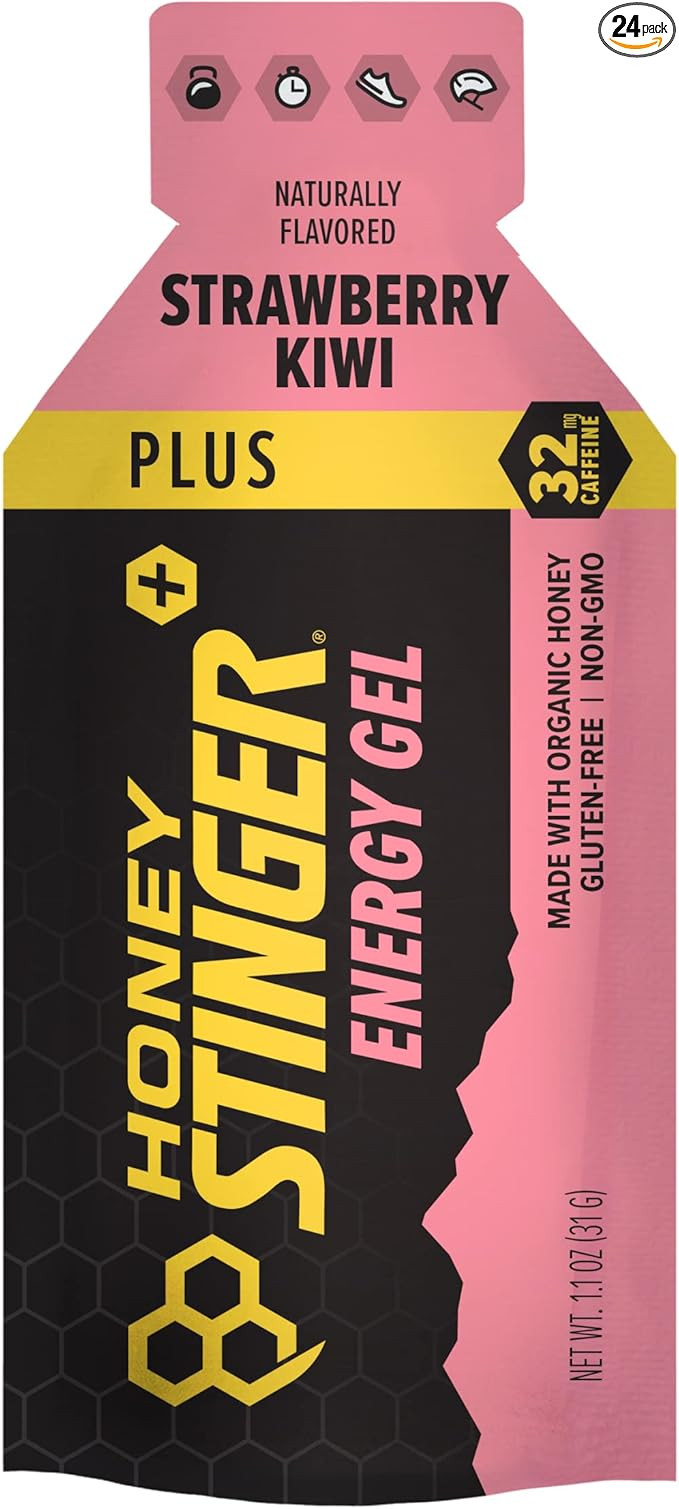 Honey Stinger Strawberry Kiwi Energy Gel | Caffeinated & Gluten Free with Organic Honey | For Exe... | Amazon (US)