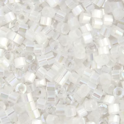 John Bead Miyuki Delica Bead 11/0 RD Crystal AB Silk Satin (DB0670) 5.2gms Vial | Target