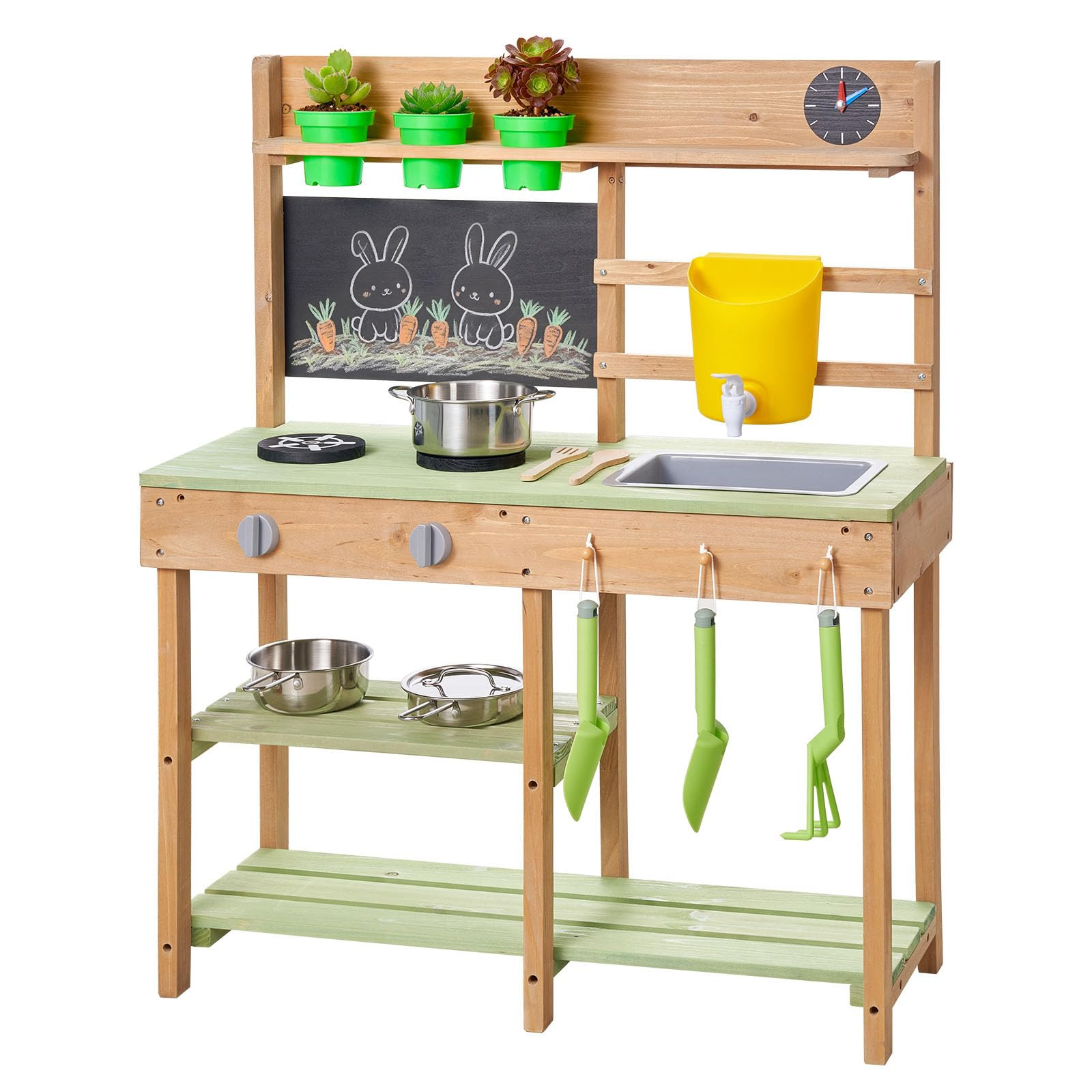 VEVOR Cocina de barro, cocina de barro al aire libre para niños, cocinas de madera al aire libre... | Amazon (US)