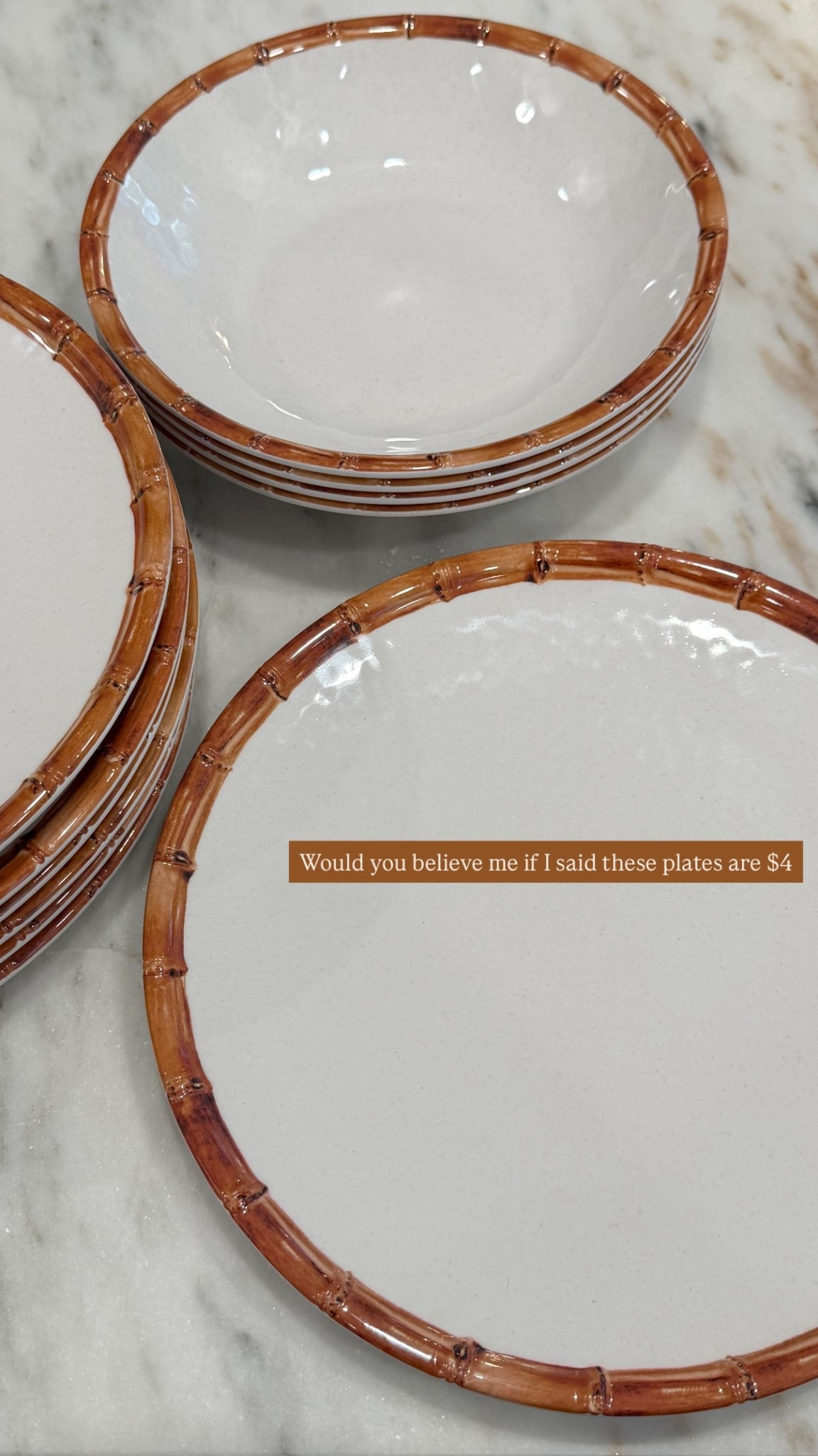 Home decor
Target find 
Bamboo plates 
Hosting 
Mother’s Day 

#LTKootd #LTKHome #LTKSeasonal
