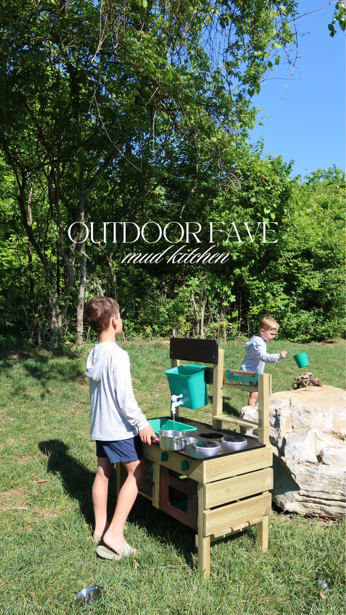 Linking the mud kitchen my boys were playing with this weekend- from Amazon! They love playing with this outside & it’s always been a hit! 

#LTKKids #LTKSeasonal #LTKmomlife