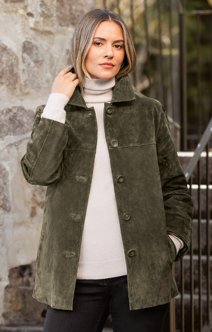 Ladies Classic Suede Jacket | The House Of Bruar