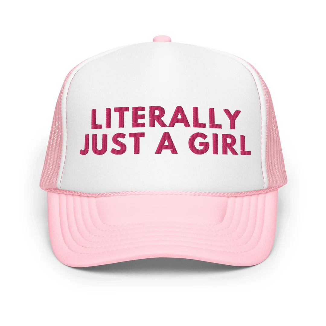 Literally Just A Girl Trucker Hat - Etsy | Etsy (US)