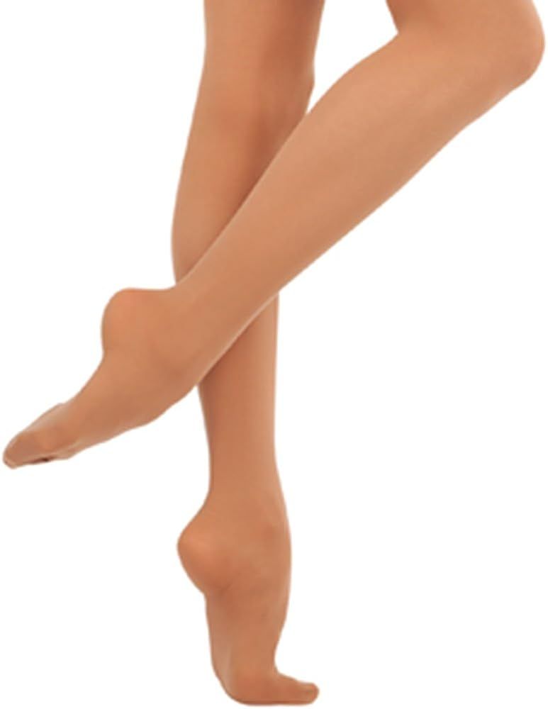 Capezio Women's Hold & Stretch Plus Footed Tights | Amazon (US)