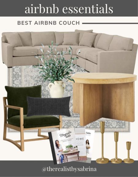 Airbnb couch. Airbnb furniture. Airbnb decor. Airbnb living room design. Short-term rental. Vrbo. 

#LTKhome #LTKFind