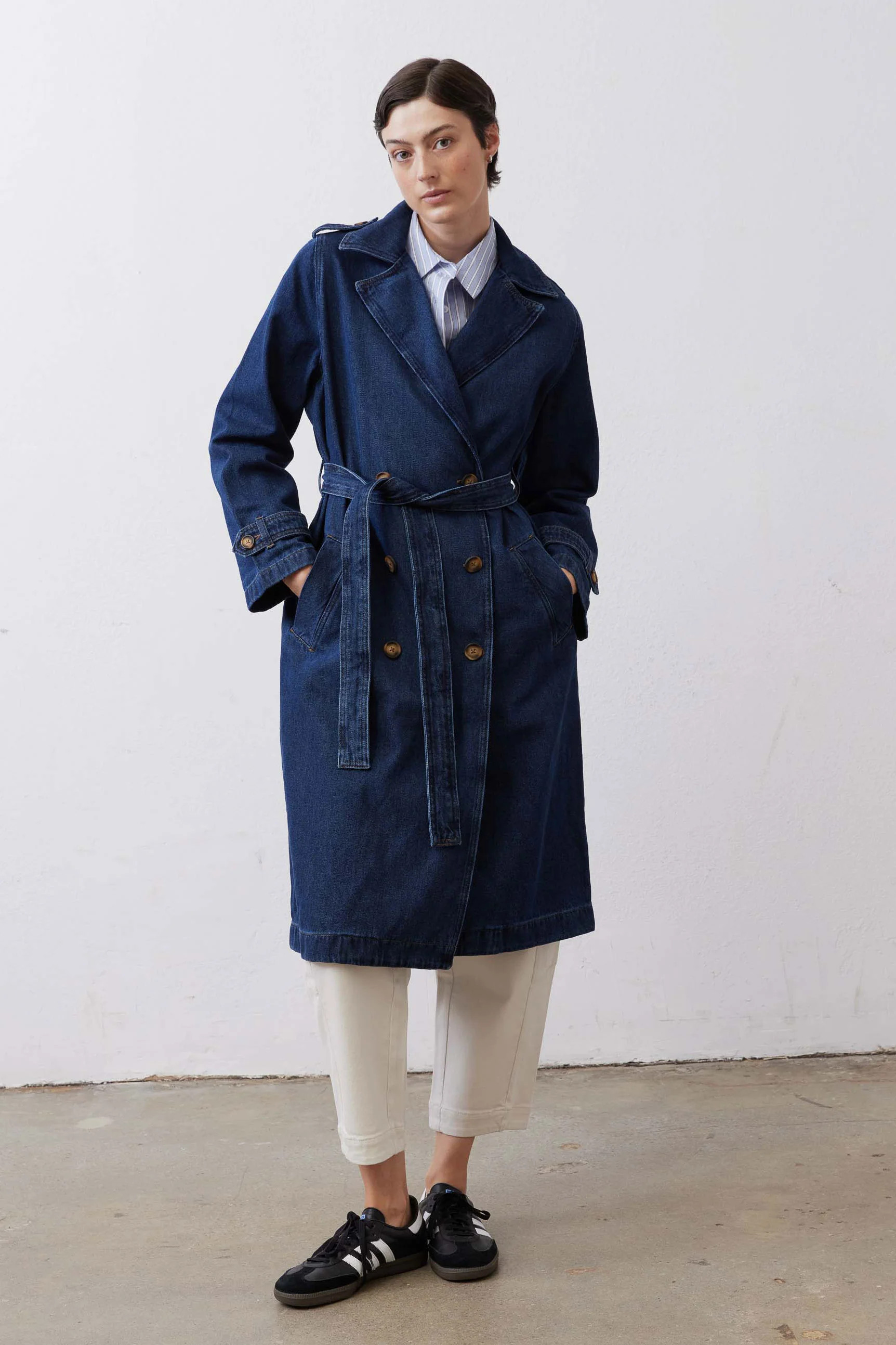 The Denim Trench Coat | Ruti