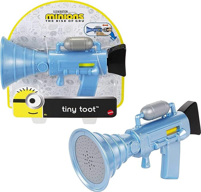 Minions: Tiny Toot Small Fart Firing Blaster Toy with Toot Sound for Fun On-The-Go, Makes a Great... | Amazon (US)