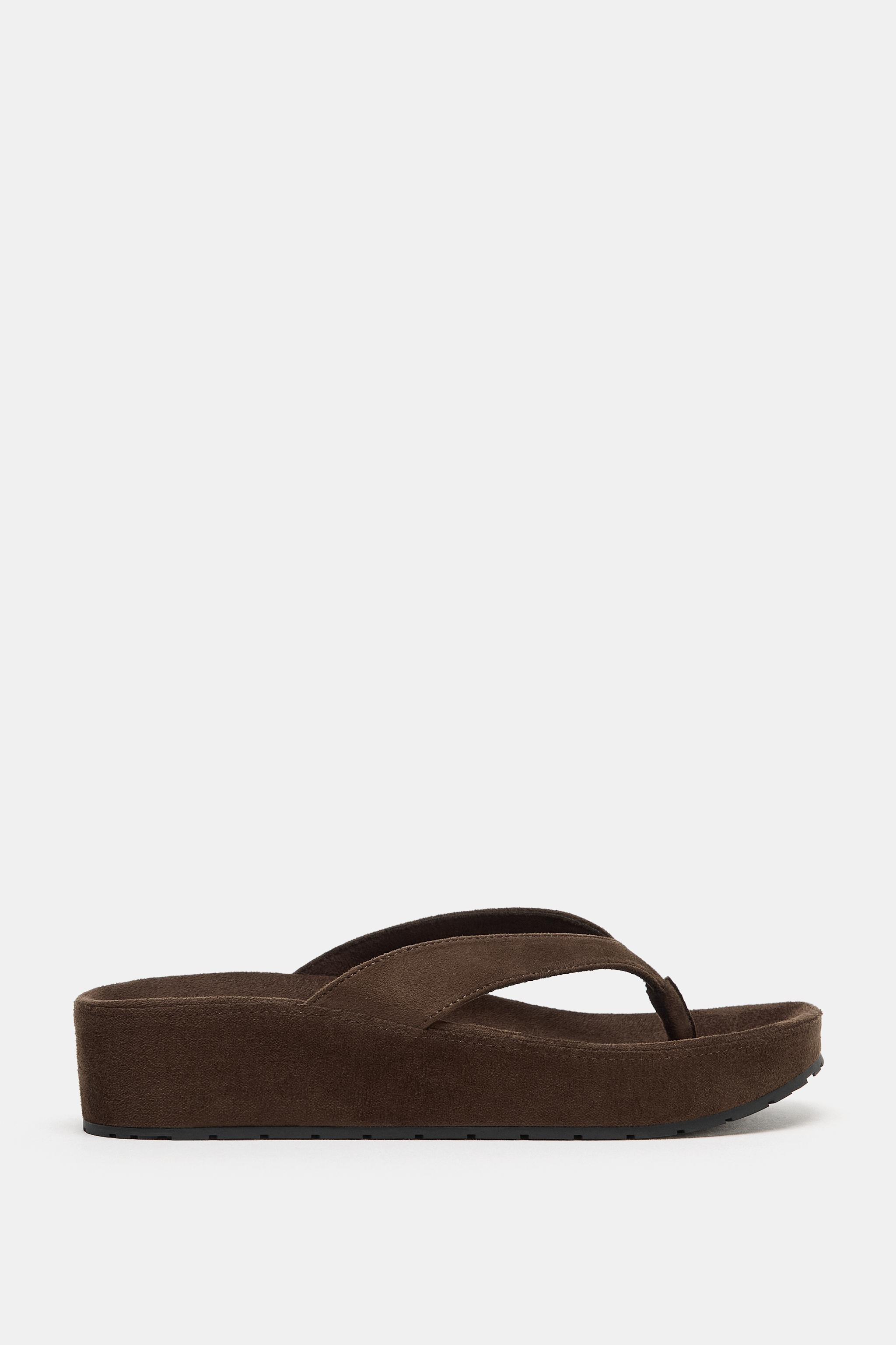 STRAP PLATFORM SANDALS | Zara US