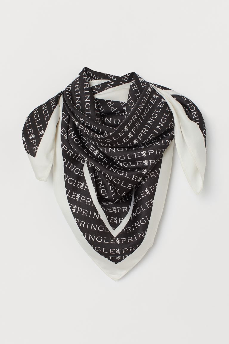 Patterned Satin Scarf | H&M (US)