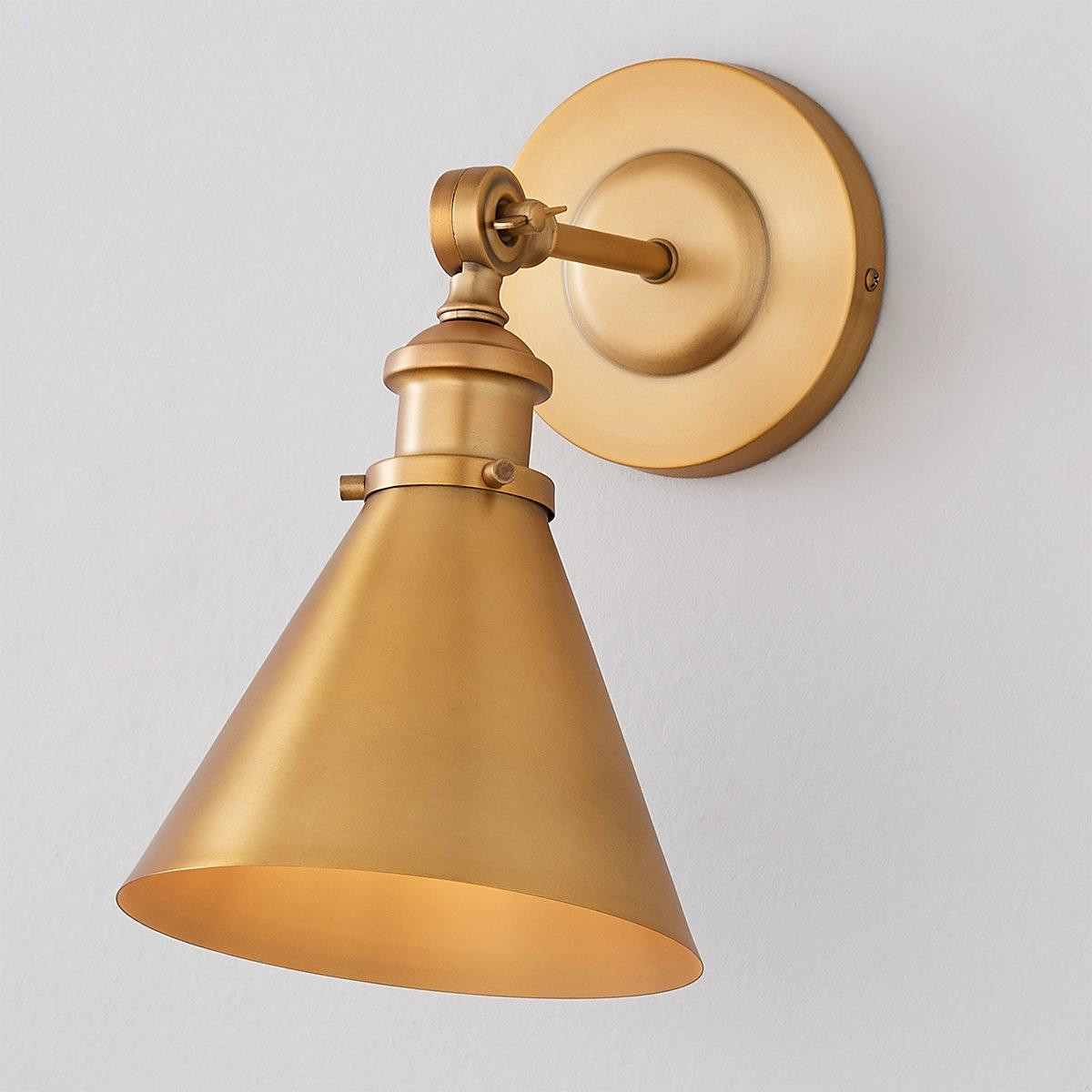 Adjustable Study Swing Arm Sconce | Shades of Light