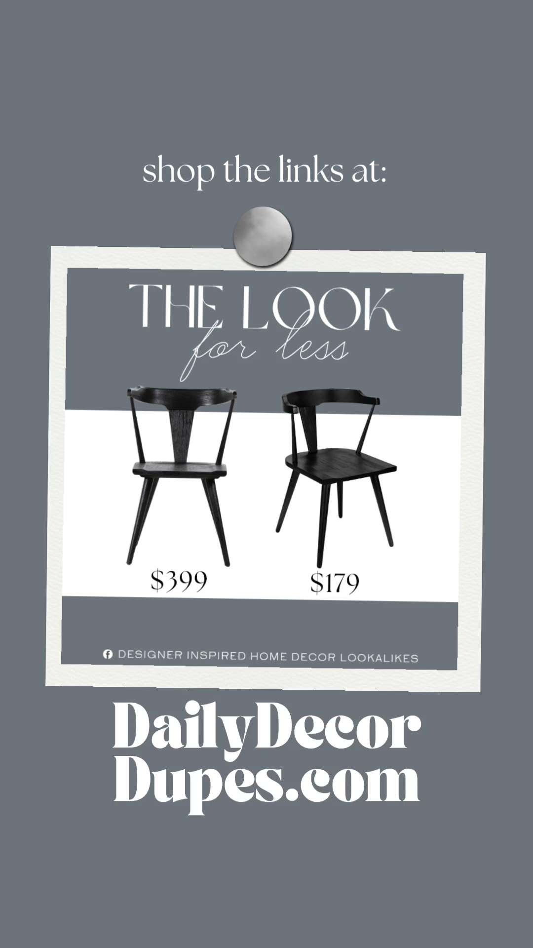 Inspired by McGee & Co Dining Chair. Mid-century Splat Back Chair. Modern Farmhouse Dining Chair. Modern Kitchen Seating. Farmhouse Kitchen Chair. Minimalist Dining Chair. Curved Back Wood Chair. Vintage-Inspired Kitchen Chair. 

Home more affordable option find copy cat similar look for less budget friendly affordable cheap cheaper beautiful pretty. Clearance sale coupon code discount code promo code luxury lookalike look a like Inspo inspiration inspired by idea ideas Love like these? I share multiple every day in my FB group. 

 #mcgeeandcoinspired #diningchair #solidoakchair #splatbackchair #farmhousedining #sidechair #kitcheseating #woodchair #LTKSeasonal #LTKHome