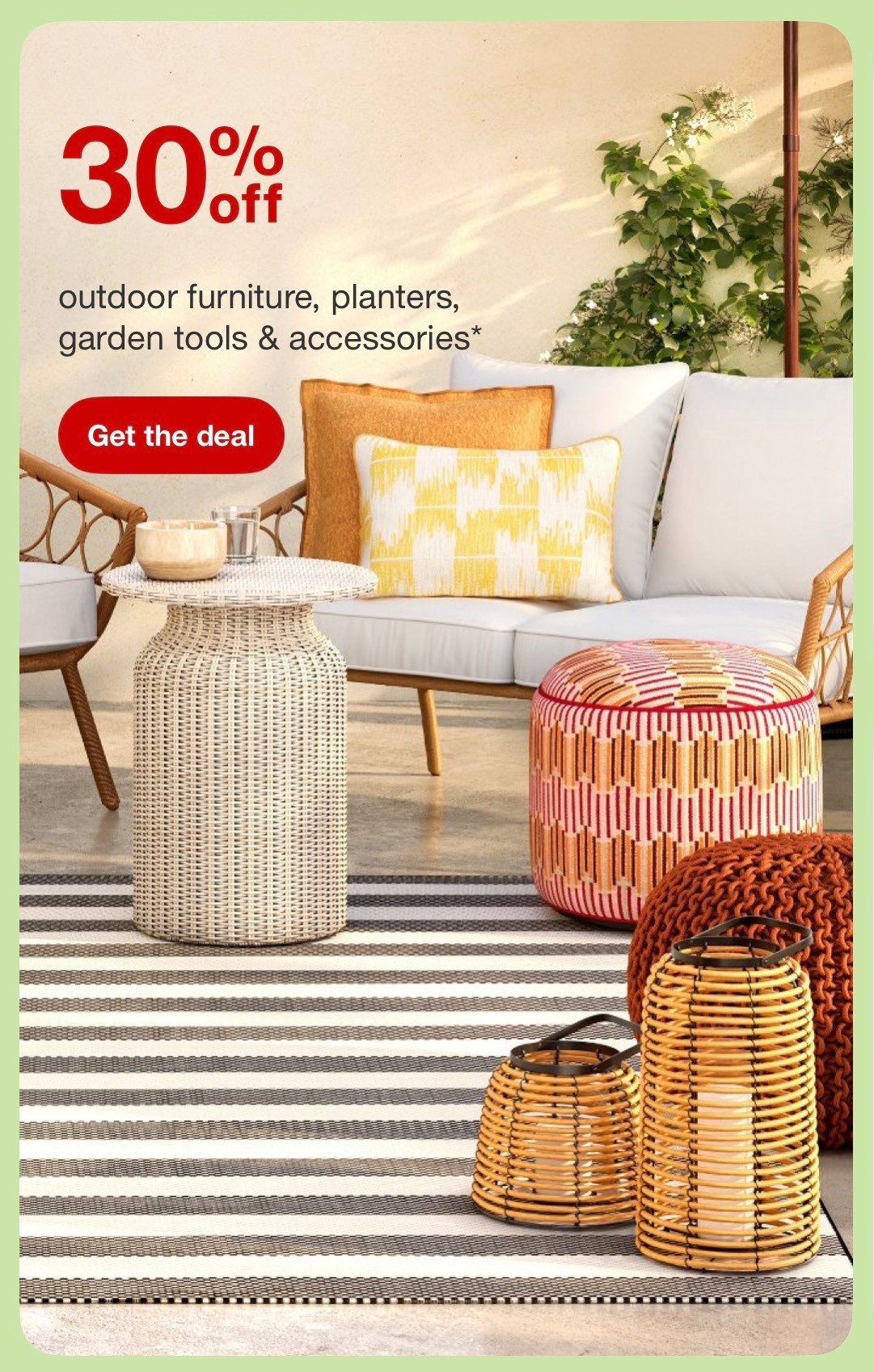 Up to 30% off outdoor furniture, planters, garden tools and accessories @Target  🎯 

#LTKMothersDay #LTKSaleAlert #LTKHome