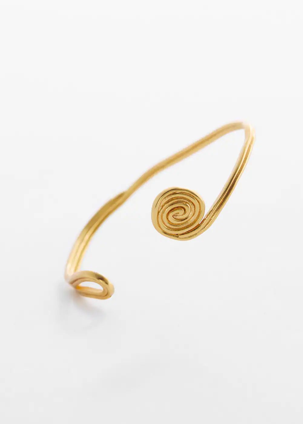 Spiral rigid bracelet -  Women | Mango USA | MANGO (US)