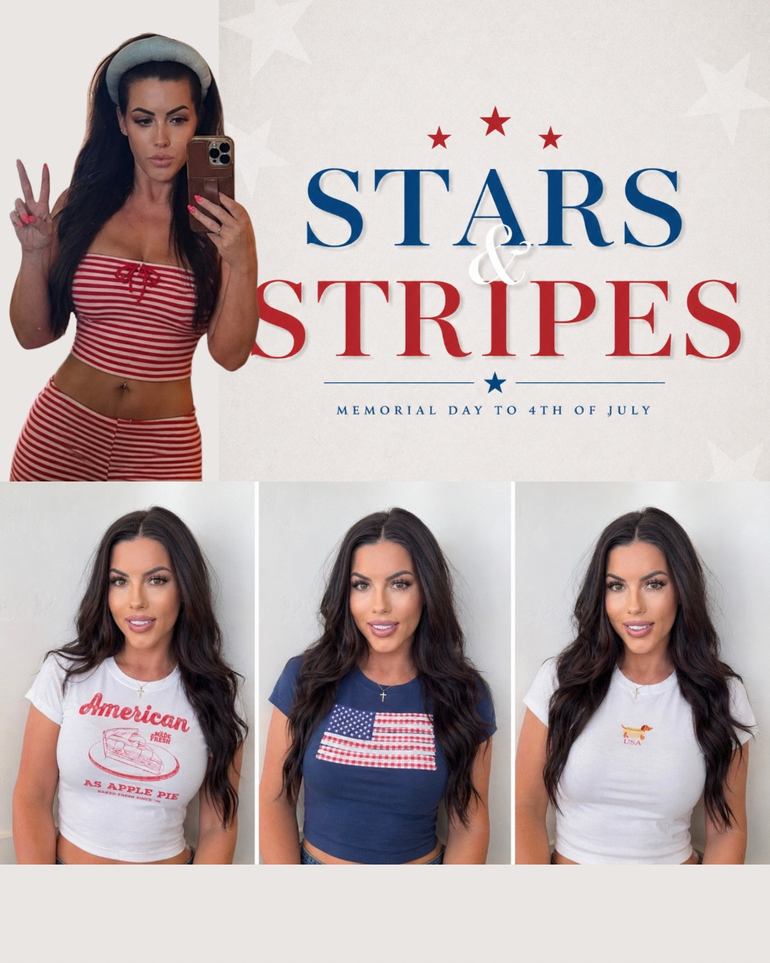 Stars, stripes & summer vibes 🇺🇸☀️
All outfits linked ❤️💙 + more!

#LTKmomlife #LTKSeasonal #LTKootd