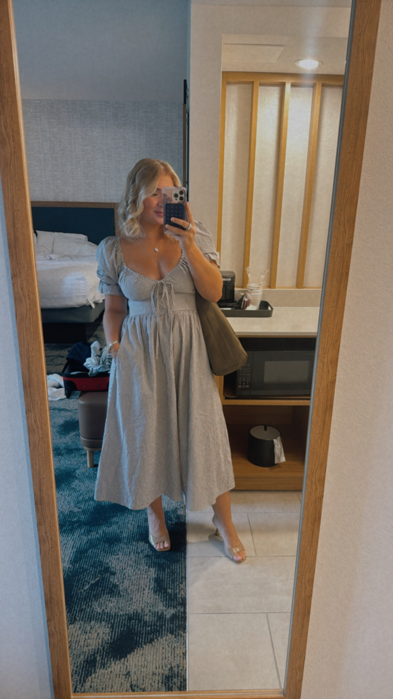 Gingham Print Maxi dress from Hill House  

 #LTKStyleTip #LTKWorkwear