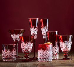 Antique Cut Double Old Fashioned Glasses | Pottery Barn (US)