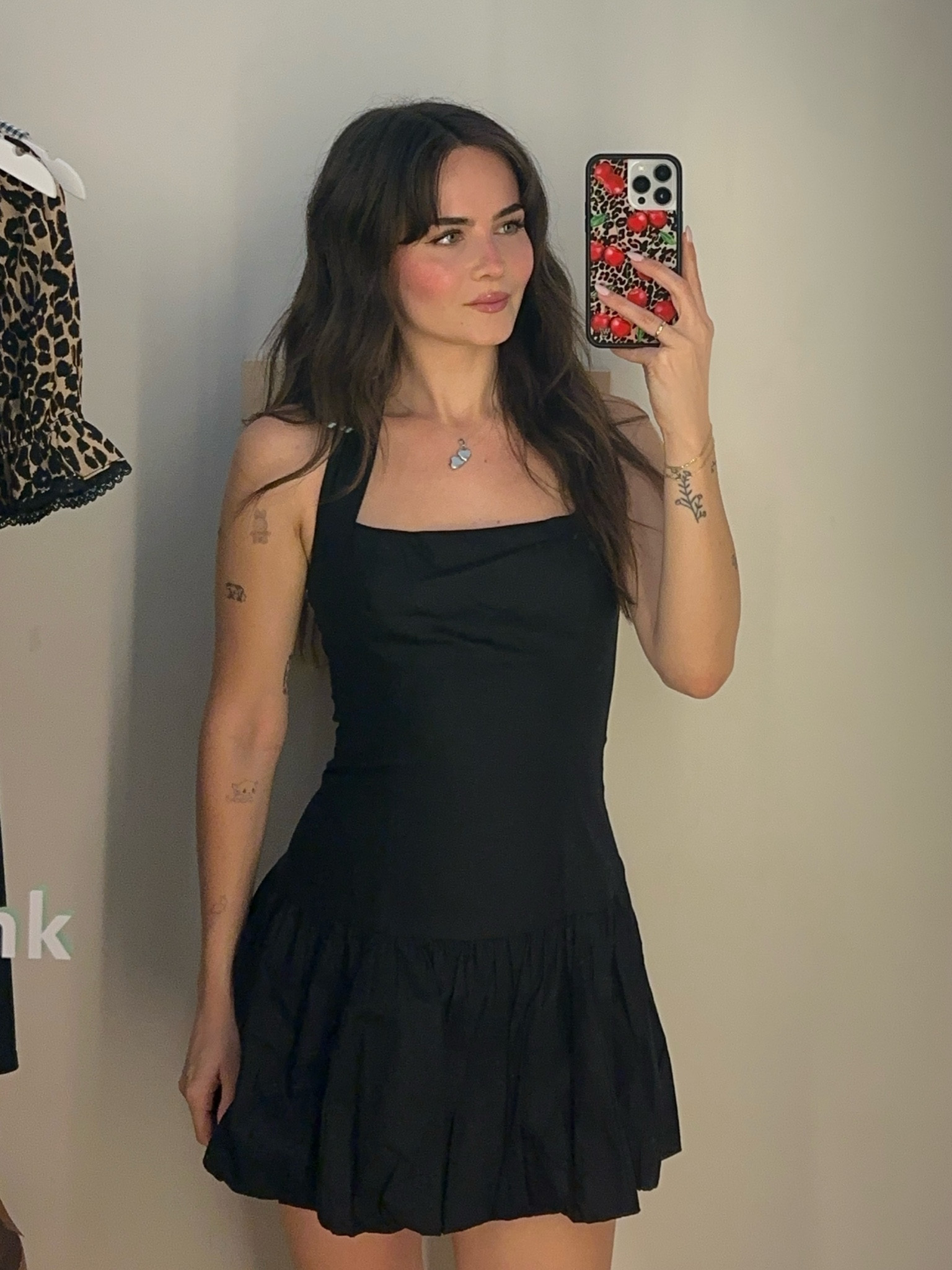 Dream LBD drop-waist bubble hem halter top dress, wearing size 2  


#LTKstyletip