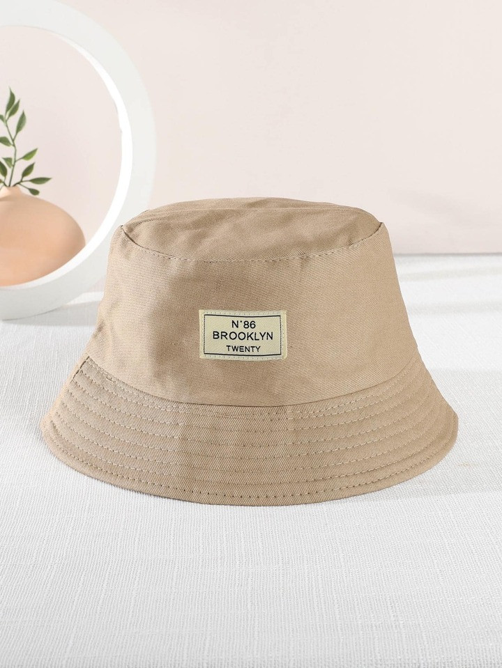 Kids Letter Patch Sun Protection Bucket Hat | SHEIN