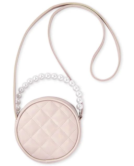 Girls Quilted Round Bag - pink | The Children's Place