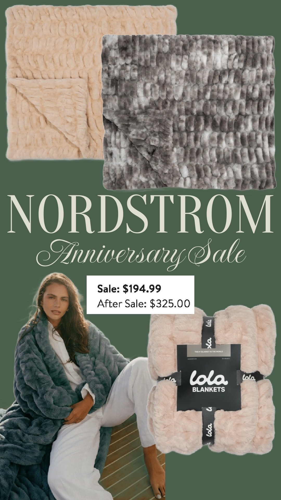 LOLA Blankets are part of the Nordstrom Anniversary Sale!

Nordstrom Anniversary Sale Best Sellers
Nordstrom Sale Must Haves
Nordstrom Sale Outfit Ideas
Nordstrom Sale Capsule Wardrobe
Nordstrom Sale Shoes
Nordstrom Sale Beauty Deals
Nordstrom Sale Home Finds
Nordstrom Sale Fall Fashion
What to Buy at the Nordstrom Anniversary Sale
Nordstrom Sale Under $100
Nordstrom Sale Under $50
Editor Picks Nordstrom Sale
Classic Fall Style
Fall Outfit Inspiration

#LTKHome #LTKSaleAlert #LTKSeasonal