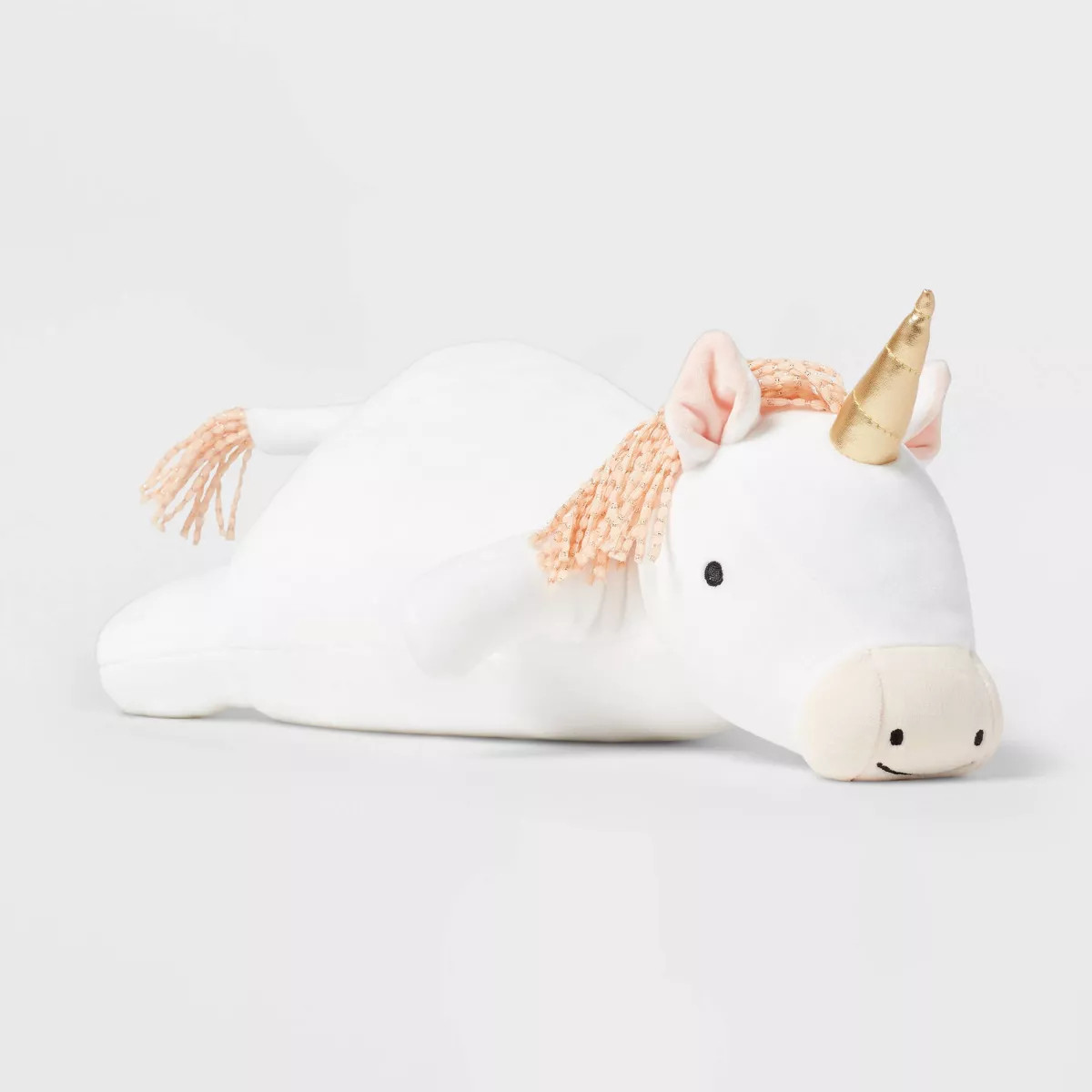 Unicorn Weighted Plush Kids' Throw Pillow White - Pillowfort™ | Target