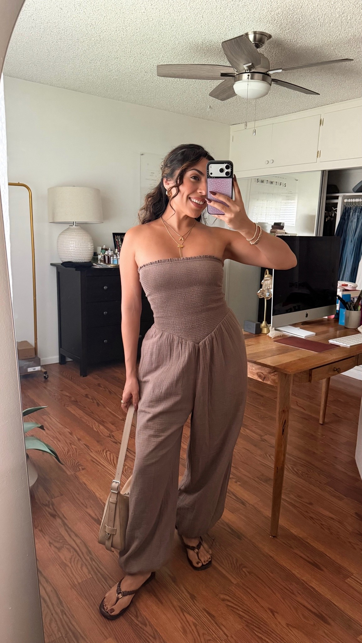 comfiest jumpsuit!! Sold out in this color currently but available in white 🤍
—

#LTKootd #LTKgrwm