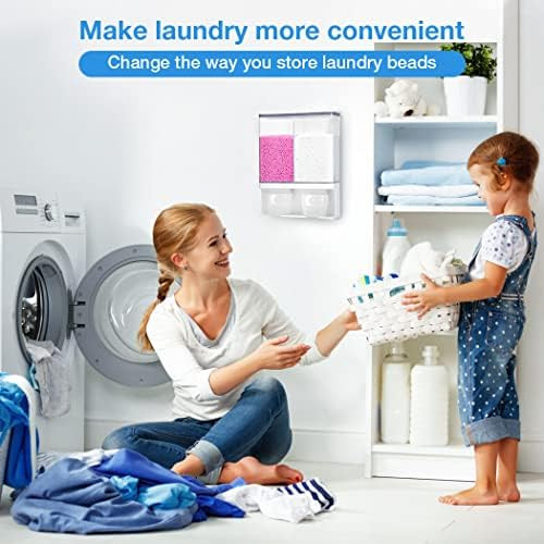Conworld Laundry Detergent Dispenser, Wall-Mounted Scent Booster Beads Dispenser for Laundry Room... | Amazon (US)