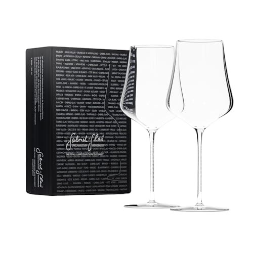 Gabriel-Glas StandArt Crystal Wine Glasses, Set of 2 with Gift Box - Premium, Universal Wine Glass for Red and White Wine - Dishwasher Safe, Lead-Free, 16 oz. | Amazon (US)