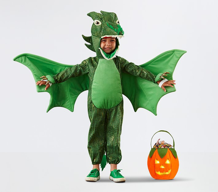 Toddler Green Dragon Halloween Costume | Pottery Barn Kids | Pottery Barn Kids