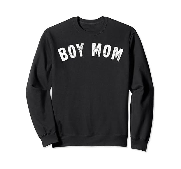 Boy Mom Gifts For Mother From Son Best Mama Quotes Dress Sweatshirt | Amazon (US)