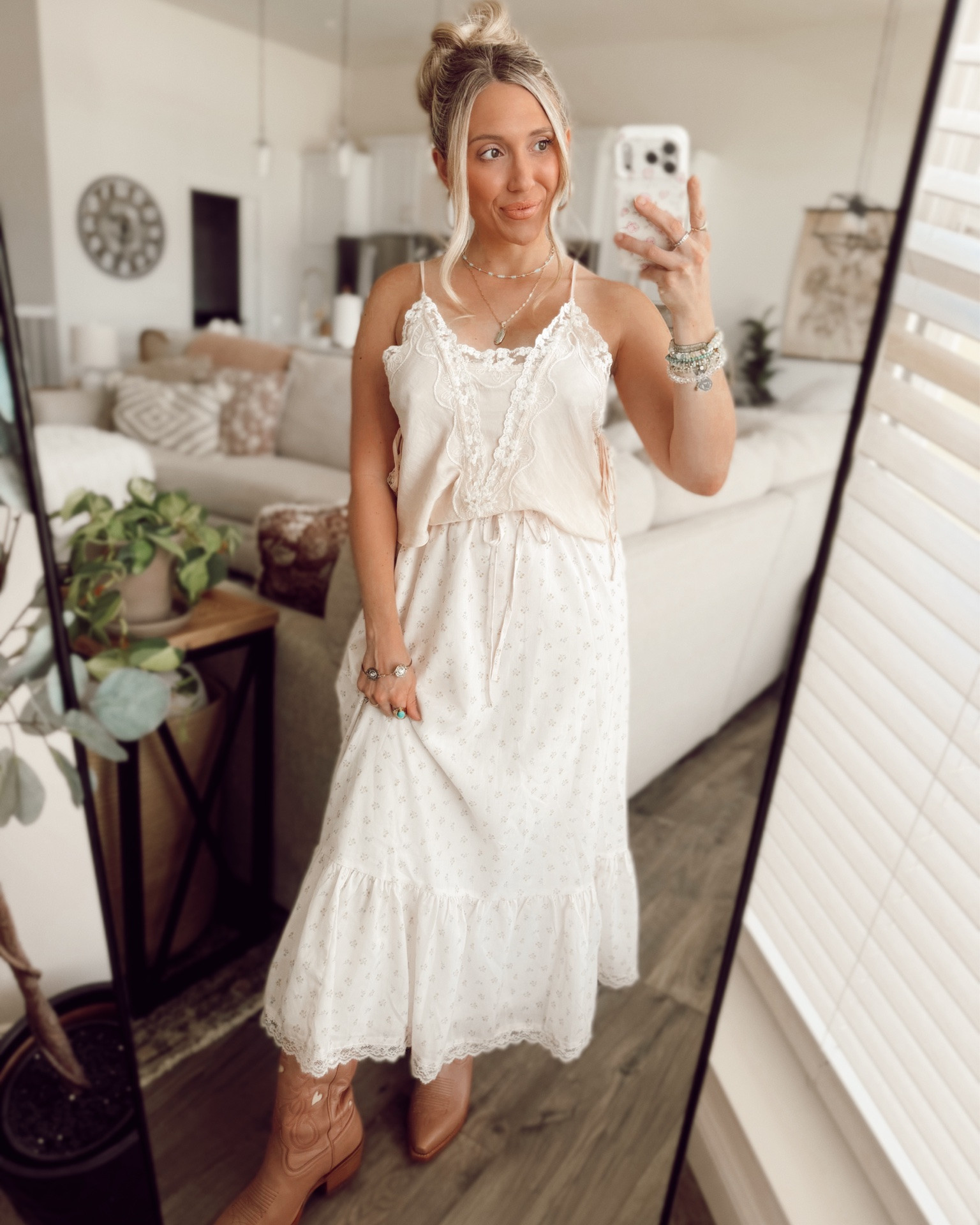 such a cutie summer outfit - skirt size small + tank XS 🌷🌷🌷

#LTKootd #LTKmomlife #LTKBump