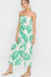 Strapless Leaf Jumpsuit | Shoptiques