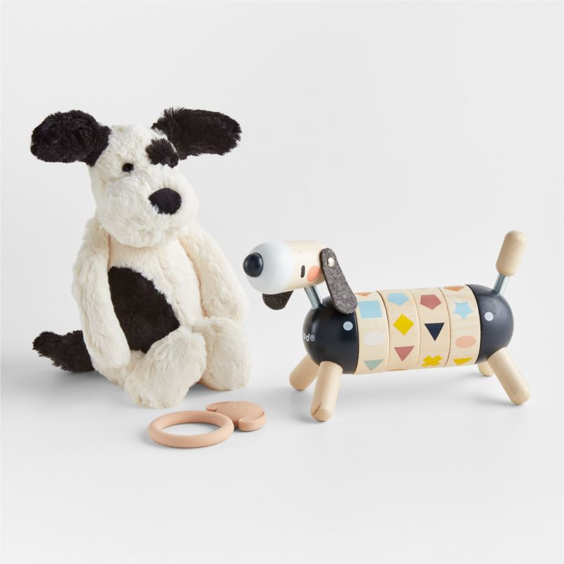 Puppy Baby Gift Set | Crate & Kids | Crate & Barrel