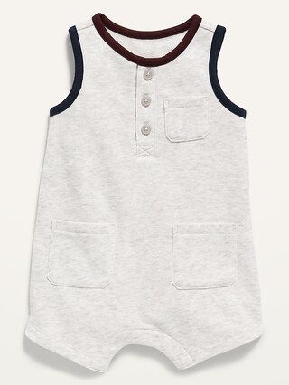 Unisex Sleeveless French Terry One-Piece for Baby | Old Navy (US)