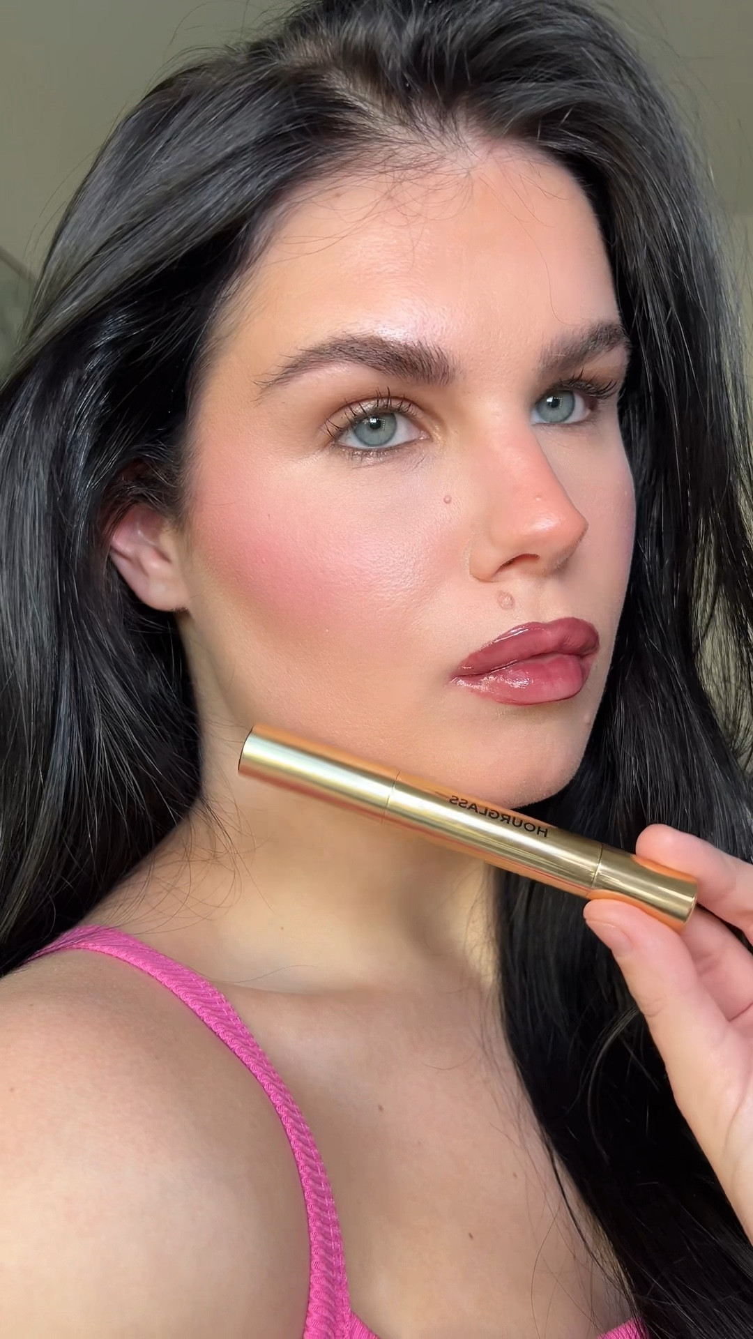 Dark cherry lipgloss🍒💋 #hourglasscosmetics #lipgloss 

#LTKBeauty