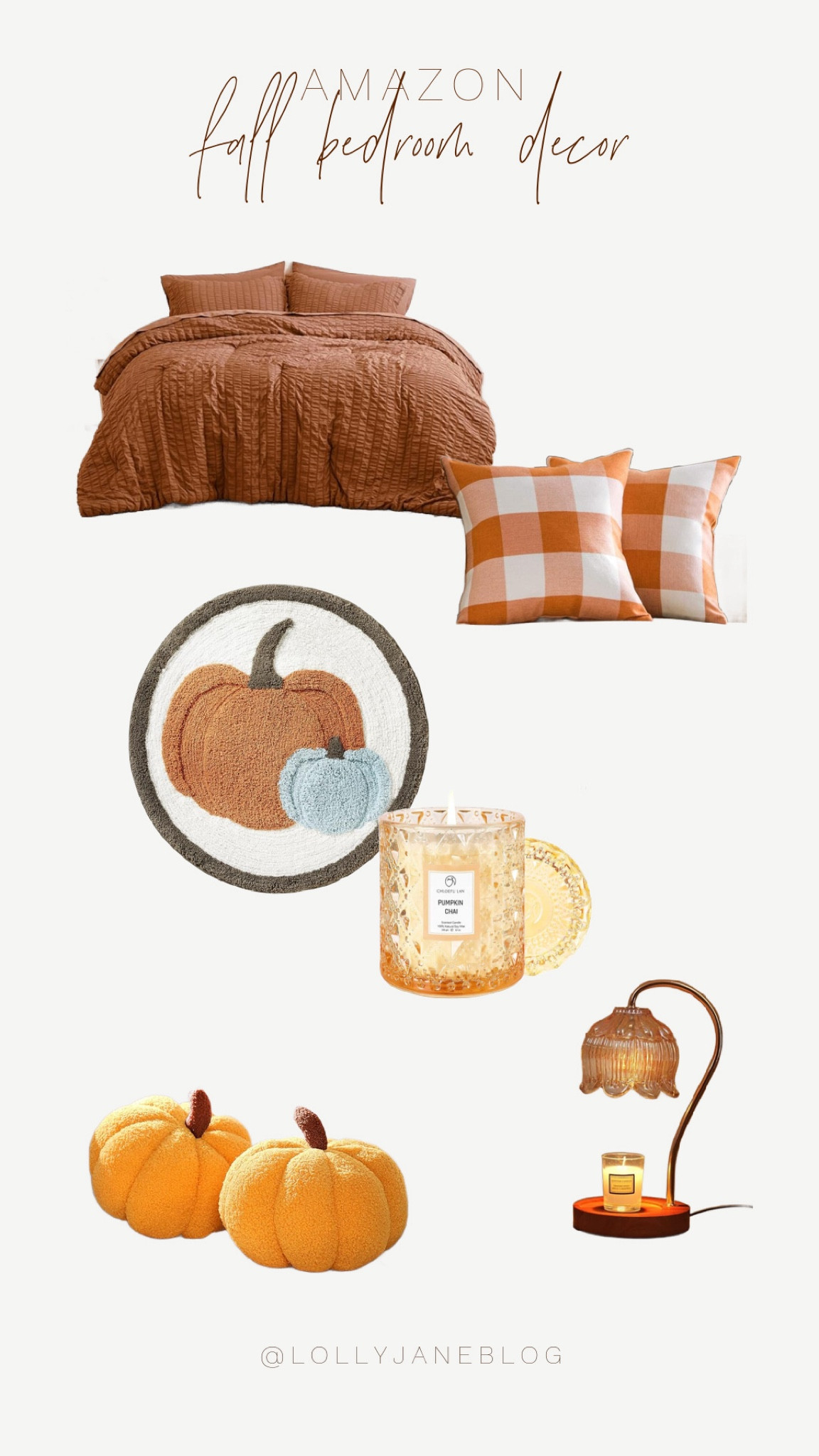 Amazon fall bedroom decor finds!🍂

Elevate your fall game with these Amazon bedroom best sellers!🧡 Snuggle up in a cozy bedding set, add a touch of autumn with fall throw pillows and a festive circle rug, and fill your space with the warm aroma of a pumpkin-scented candle and a stylish candle warmer. Complete the look with adorable stuffed pumpkins that scream fall charm 🎃. These essentials are flying off the shelves—grab them now to transform your home into a seasonal sanctuary! 🍂#FallFavorites #AmazonBestSellers #AutumnVibes

#LTKHome #LTKSeasonal #LTKStyleTip