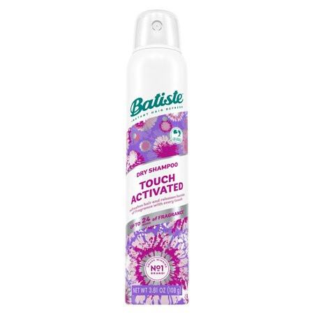 Batiste Touch Activated Dry Shampoo Up to 24 Hours of Freshness Absorbs Oil in Hair Between Washes with Lasting Scent Releasing Technology 3.81 Oz C32 | Walmart (US)