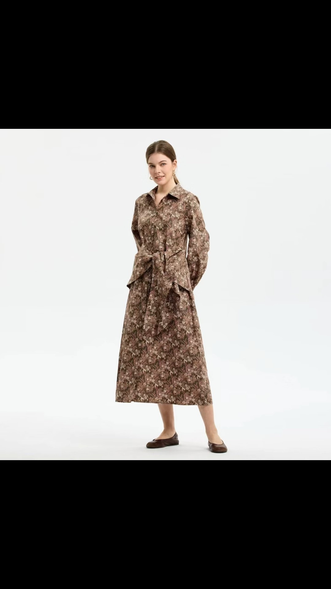 A classic long-sleeve floral shirtdress with a tie waist that actually works on real bodies. Easy to style, comfortable all day, and perfect for workdays, weekends, or whenever you want to look put-together without thinking too hard.

#LTKootd