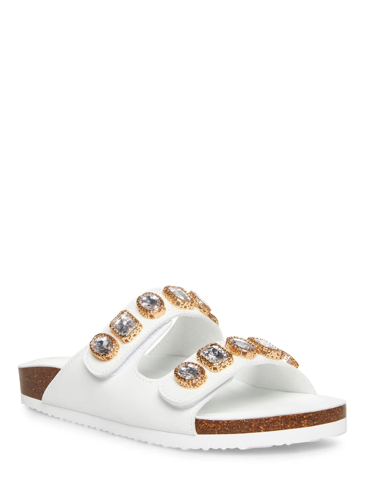 Madden Girl Women's Baby Gem Detail Footbed Sandal | Walmart (US)