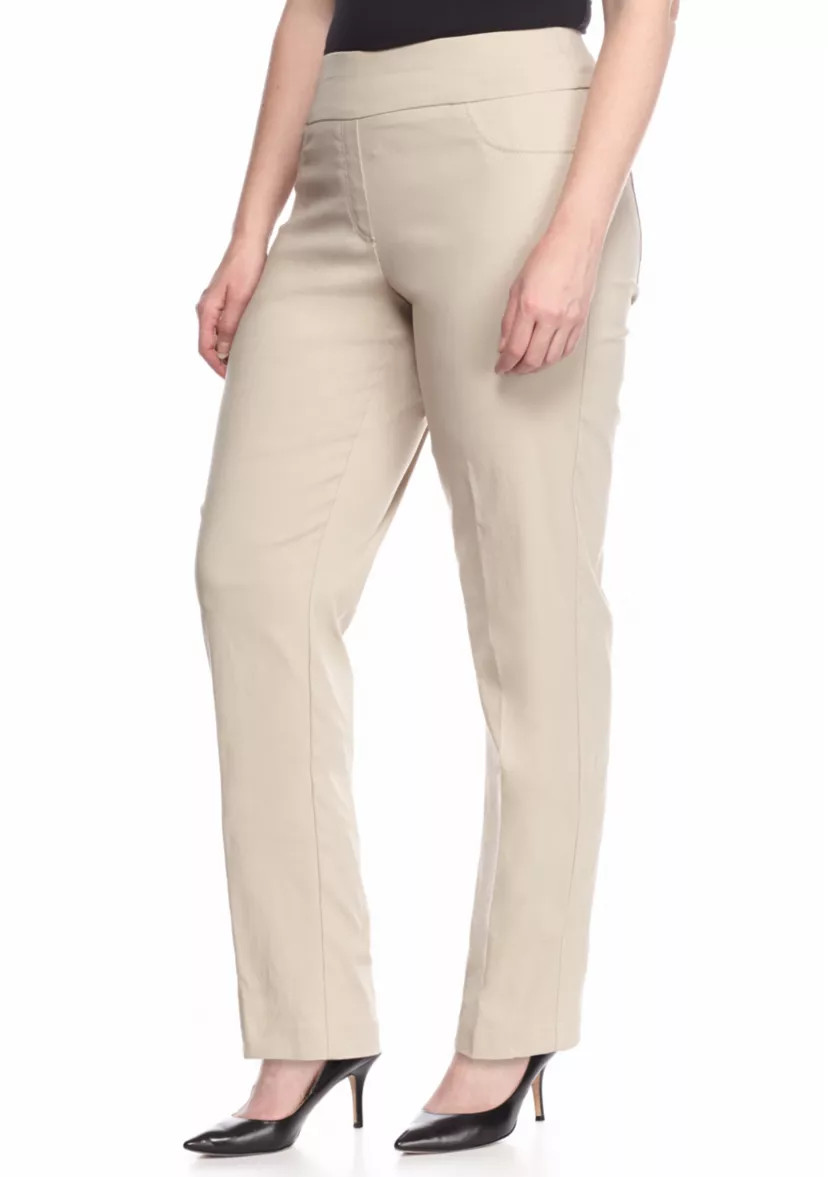 Plus Size Millennium Pull On Pants - Regular Length | Belk