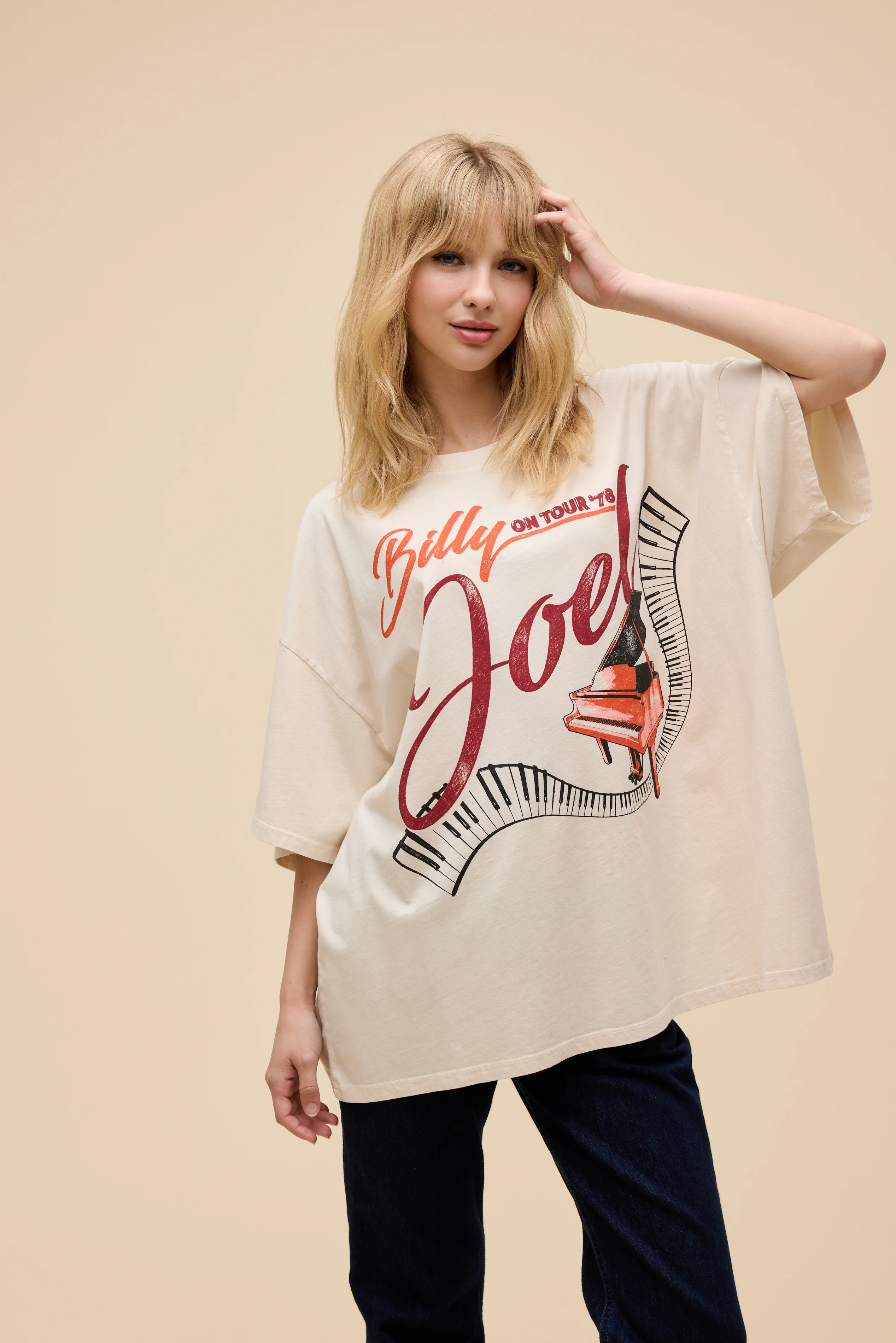 Billy Joel On Tour OS Tee | Daydreamer