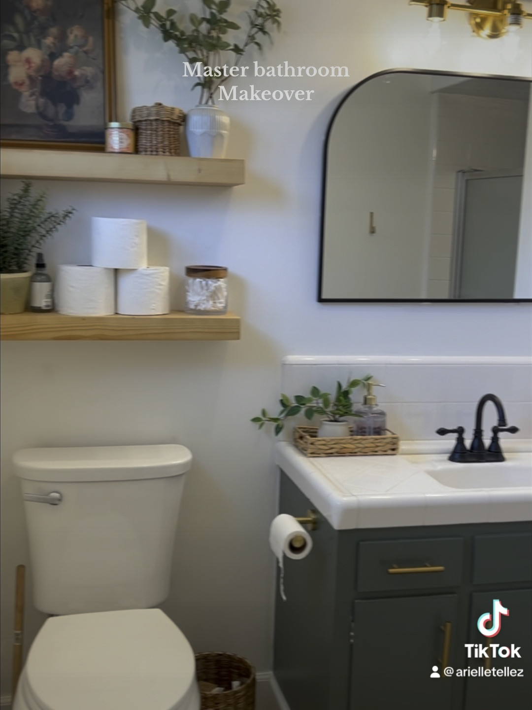 Master bathroom renovation 🌿 

#LTKFind 

#LTKhome #LTKstyletip