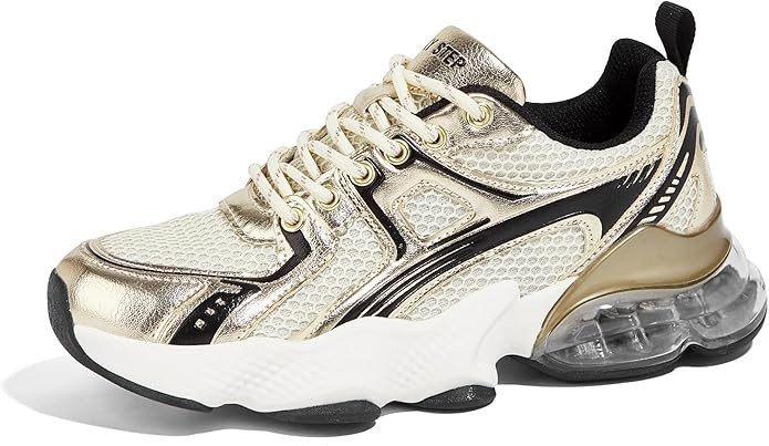 LUCKY STEP Women's Air Cushion Running Shoes Athletic Tennis Sneakers Lightweight Sports Mesh Gym... | Amazon (US)